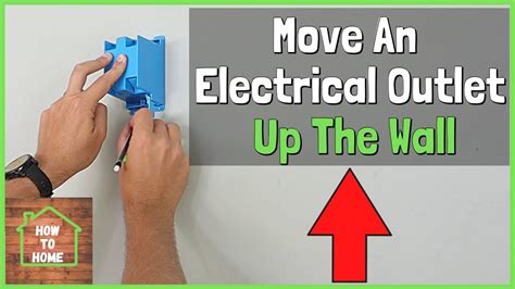 how to move an electrical outlet box|relocate outlet in wall.